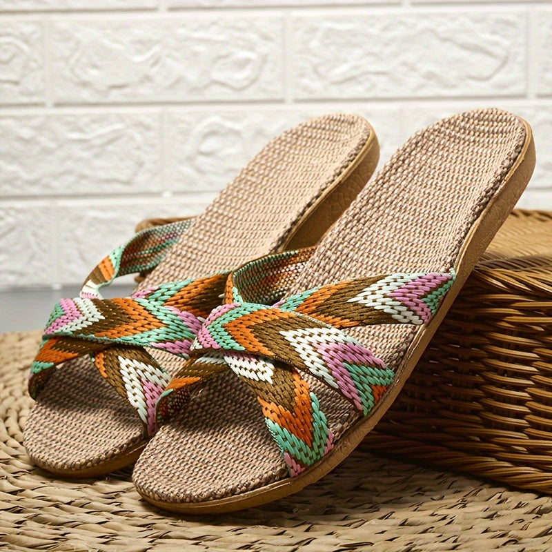 Women's Linen Slippers 515, Women Shoes