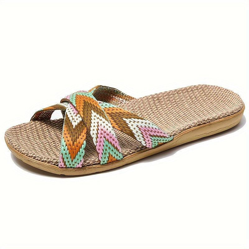 Women's Linen Slippers 515, Women Shoes