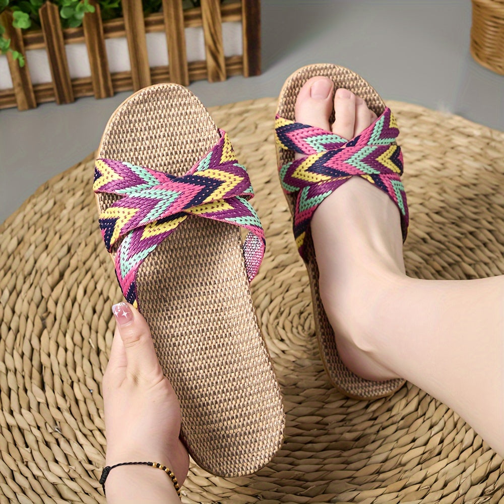 Women's Linen Slippers 515, Women Shoes